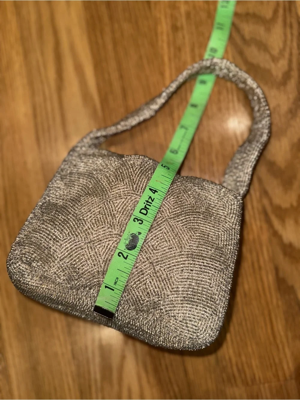 Vintage Walborg Silver Beaded Evening Bag